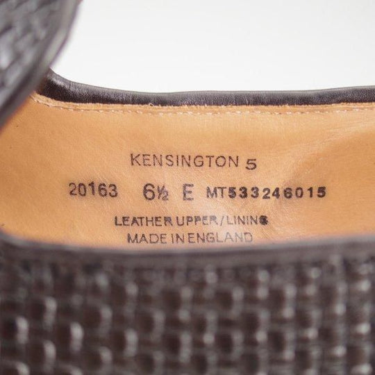 極上★クロケット&ジョーンズ 6.5E【現行定価10万円以上★KENSINGTON 5/ケンジントン】379ラスト/ローファー/黒/Crockett&Jones★m238