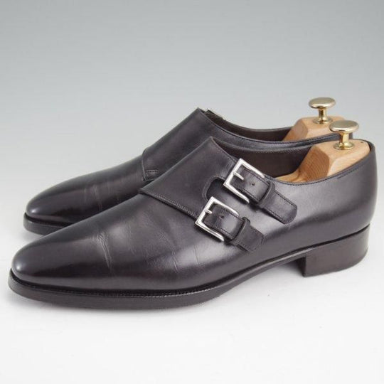 極上★ジョンロブ 6E【現行定価￥324,500-★プレステージライン/CHAPEL/8000ラスト】ダブルモンク/カーフ/黒/メンズ/JOHN LOBB★m240