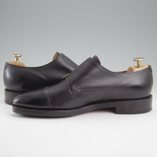 極美品★ジョンロブ 7.5E【現行オーダー価格￥285,120-★バイリクエスト品/WILLIAM/(水牛)バッファローレザー】ウィリアム/黒★m241