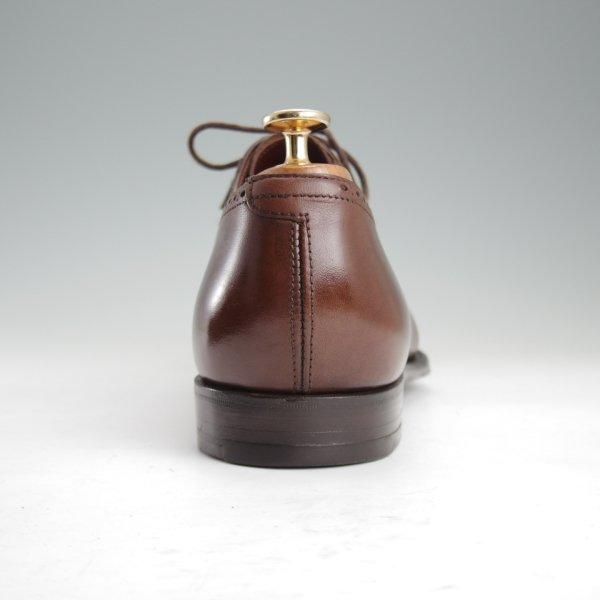 美品★クロケット&ジョーンズ 8.5E【ハンドグレードライン★(英)ポールスミス別注/クォーターブローグ】濃茶/Crockett&Jones★m247