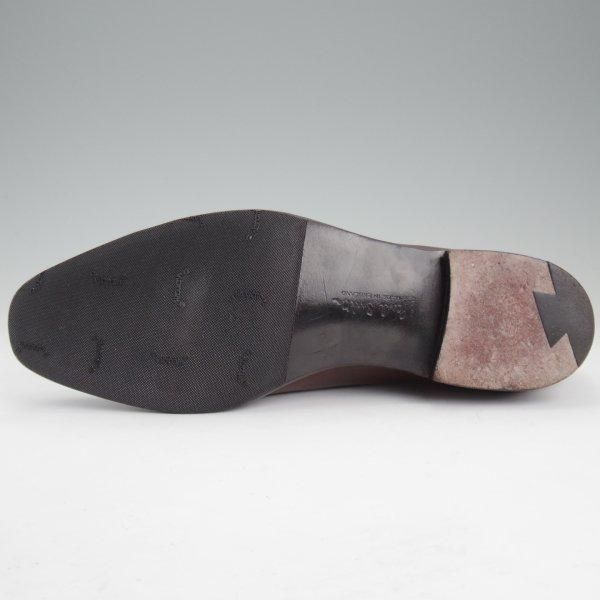 美品★クロケット&ジョーンズ 8.5E【ハンドグレードライン★(英)ポールスミス別注/クォーターブローグ】濃茶/Crockett&Jones★m247