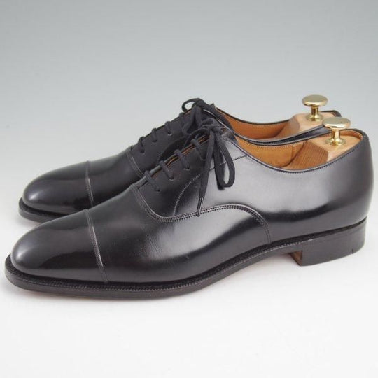 未使用★チャーチ UK7.5程度/80D【旧チャーチ★73ラスト/コンサル同仕様/BALMORAL】ブックバインダーカーフ/ストレートチップ/黒★m256