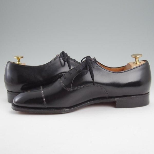 未使用★チャーチ UK7.5程度/80D【旧チャーチ★73ラスト/コンサル同仕様/BALMORAL】ブックバインダーカーフ/ストレートチップ/黒★m256