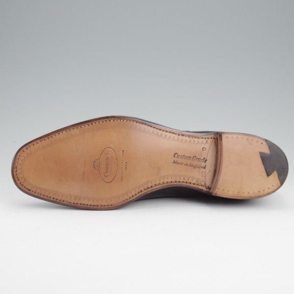 未使用★チャーチ UK7.5程度/80D【旧チャーチ★73ラスト/コンサル同仕様/BALMORAL】ブックバインダーカーフ/ストレートチップ/黒★m256