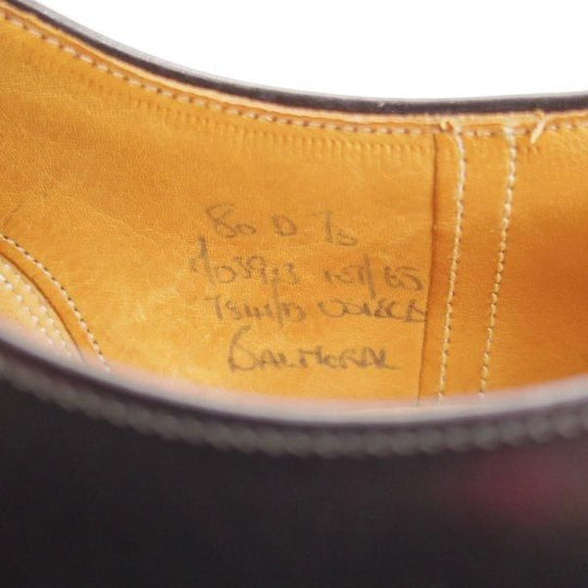 未使用★チャーチ UK7.5程度/80D【旧チャーチ★73ラスト/コンサル同仕様/BALMORAL】ブックバインダーカーフ/ストレートチップ/黒★m256