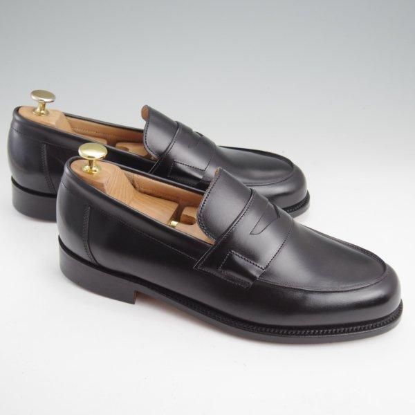 未使用★(英)グレンソン 8E【現行定価10万円以上★G-ONEライン/EPSOM/エプソム】G1/113891/コインローファー/黒/メンズ/GRENSON★m259