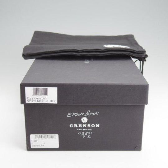 未使用★(英)グレンソン 8E【現行定価10万円以上★G-ONEライン/EPSOM/エプソム】G1/113891/コインローファー/黒/メンズ/GRENSON★m259