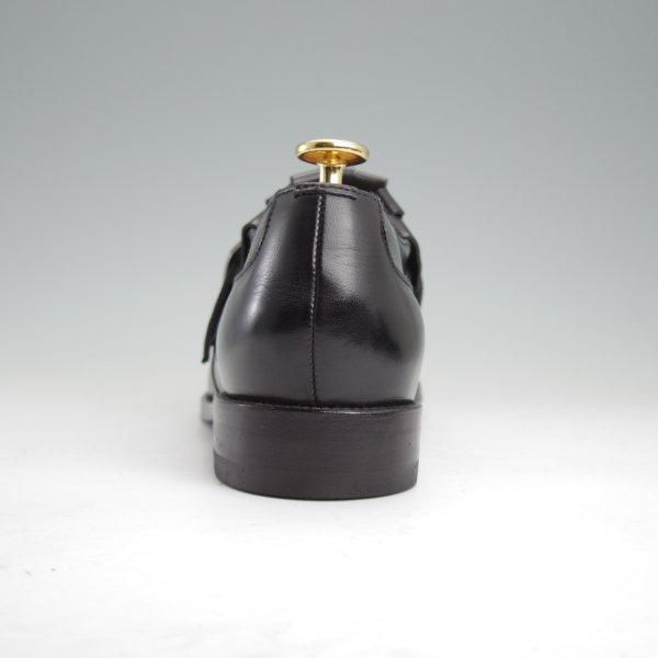 極美品★J.M.ウエストン(レディース) 4.5D【貴重★コンビ仕様/キルトモンク/393】F3ラスト/黒/Weston/ウェストン★m264