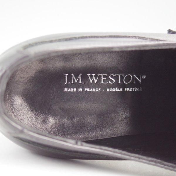 極美品★J.M.ウエストン(レディース) 4.5D【貴重★コンビ仕様/キルトモンク/393】F3ラスト/黒/Weston/ウェストン★m264