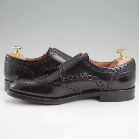 未使用★チャーチ(レディース) SIZE 36.5【定価￥181,500-★LANA R/ダブルモンク】ポリッシュドバインダーカーフ/黒/Church's★m265