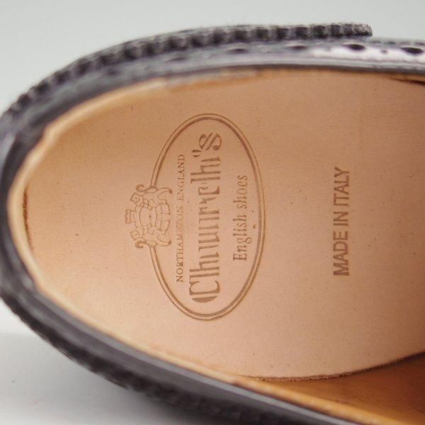 未使用★チャーチ(レディース) SIZE 36.5【定価￥181,500-★LANA R/ダブルモンク】ポリッシュドバインダーカーフ/黒/Church's★m265