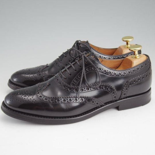 極上★チャーチ(レディース) SIZE 36【定価￥176,000-★バーウッド/BURWOOD WG】ポリッシュドバインダーカーフ/黒/Church's★m266