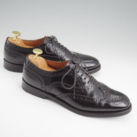 極上★チャーチ(レディース) SIZE 36【定価￥176,000-★バーウッド/BURWOOD WG】ポリッシュドバインダーカーフ/黒/Church's★m266