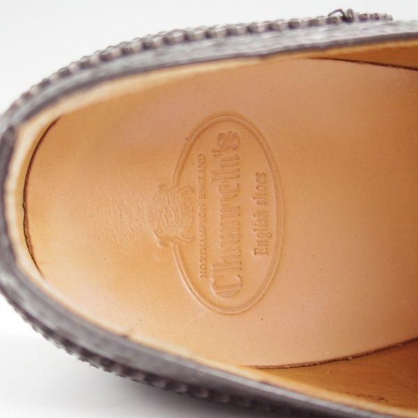 極上★チャーチ(レディース) SIZE 36【定価￥176,000-★バーウッド/BURWOOD WG】ポリッシュドバインダーカーフ/黒/Church's★m266