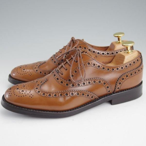 極上★チャーチ(レディース) SIZE 36【定価￥176,000-★バーウッド/BURWOOD WG】ポリッシュドバインダーカーフ/茶/Church's★m267