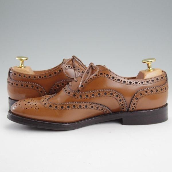 極上★チャーチ(レディース) SIZE 36【定価￥176,000-★バーウッド/BURWOOD WG】ポリッシュドバインダーカーフ/茶/Church's★m267