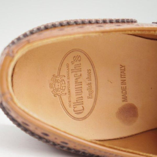 極上★チャーチ(レディース) SIZE 36【定価￥176,000-★バーウッド/BURWOOD WG】ポリッシュドバインダーカーフ/茶/Church's★m267
