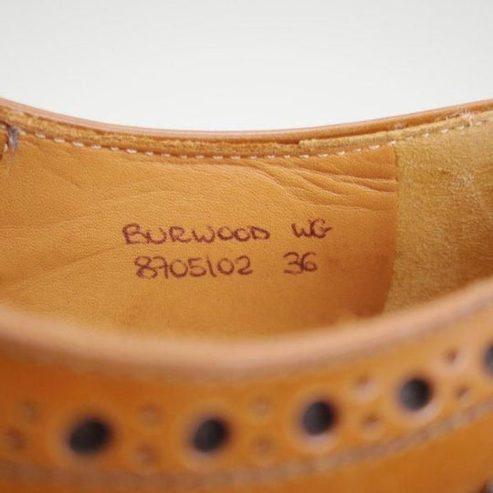 極上★チャーチ(レディース) SIZE 36【定価￥176,000-★バーウッド/BURWOOD WG】ポリッシュドバインダーカーフ/茶/Church's★m267