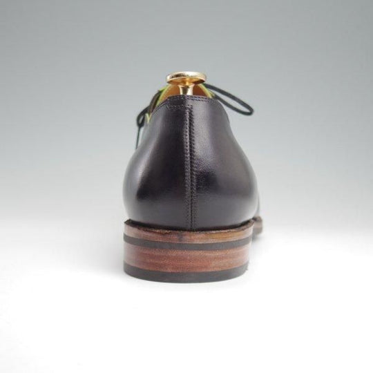 極美品★(仏)Corthay/コルテ UK9程度【定価20万円程度★EASY/イージー/黒系パティーヌ】ホールカット/サイドエラスティック/★m269