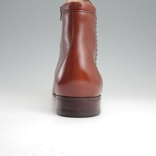 極美品★(伊)タニノクリスチー SIZE 7【定価15万円以上★サイドジップブーツ】カーフ/茶/メンズ/TANINO CRISCI★m270