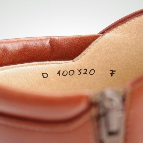 極美品★(伊)タニノクリスチー SIZE 7【定価15万円以上★サイドジップブーツ】カーフ/茶/メンズ/TANINO CRISCI★m270