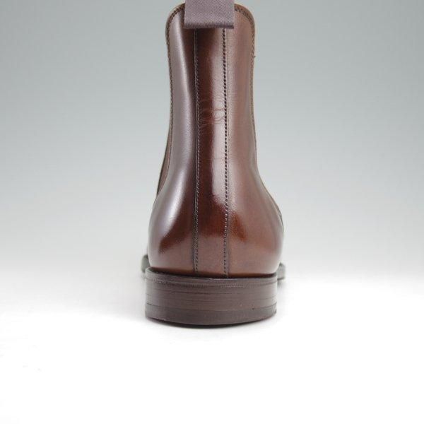 美品★クロケット&ジョーンズ 6.5E【定価￥110,000-★サイドゴアブーツ/CHELSEA 5】チェルシー/カーフ/濃茶/メンズ/Crockett&Jones★m271