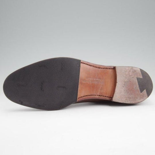 美品★クロケット&ジョーンズ 6.5E【定価￥110,000-★サイドゴアブーツ/CHELSEA 5】チェルシー/カーフ/濃茶/メンズ/Crockett&Jones★m271