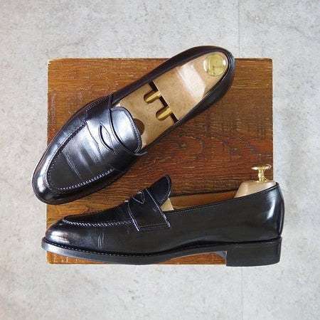 極上★三陽山長 SIZE 5.5【オーダー価格15万円程度★フレキシブルグッドイヤーウェルト製法/縹伍郎/R2010Sラスト】マロカーフ/黒★m274