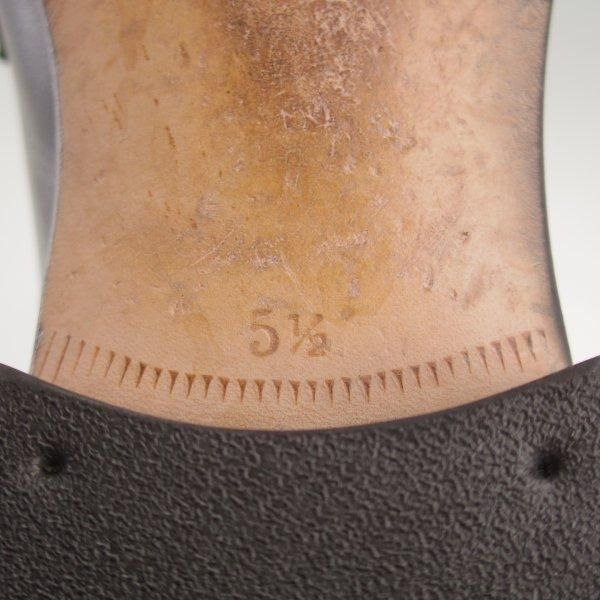 極上★三陽山長 SIZE 5.5【オーダー価格15万円程度★フレキシブルグッドイヤーウェルト製法/縹伍郎/R2010Sラスト】マロカーフ/黒★m274