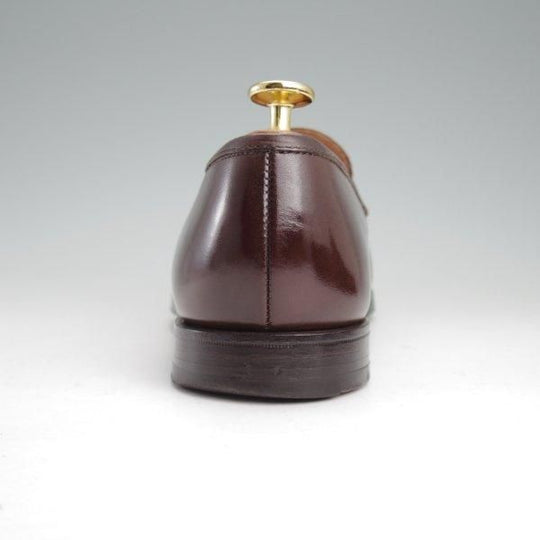 極上★クロケット&ジョーンズ 6E【定価￥121,000-★BOSTON 2/ボストン】376ラスト/コインローファー/カーフ/濃茶/Crockett&Jones★m275