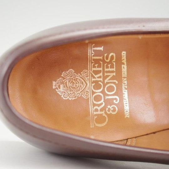 極上★クロケット&ジョーンズ 6E【定価￥121,000-★BOSTON 2/ボストン】376ラスト/コインローファー/カーフ/濃茶/Crockett&Jones★m275