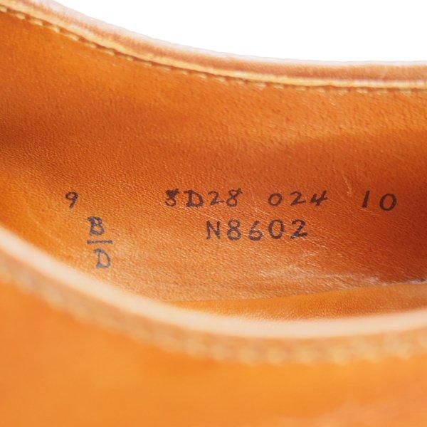 美品★オールデン 9D【現行定価16万円以上★NST/ノルウィージャンフロント/N8602】グラントラスト/Uチップ/カーフ/茶/メンズ/ALDEN★m278
