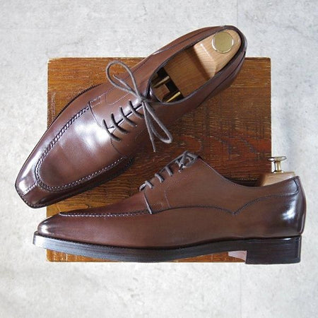 極美品★(英)ガジアーノ&ガーリング 8.5E【定価￥250,800-★EG/ドーバー似寄モデル】ISHAM/TG73ラスト/Uチップ/GAZIANO&GIRLING★m279