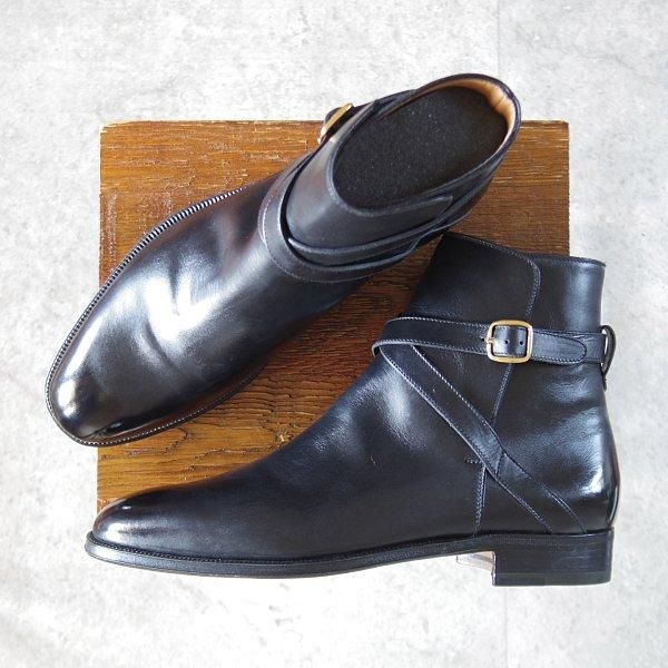 未使用★(伊)タニノクリスチー SIZE 7.5【貴重★デッドストック品/ジョッパーブーツ】カーフ/黒/TANINO CRISCI★m280