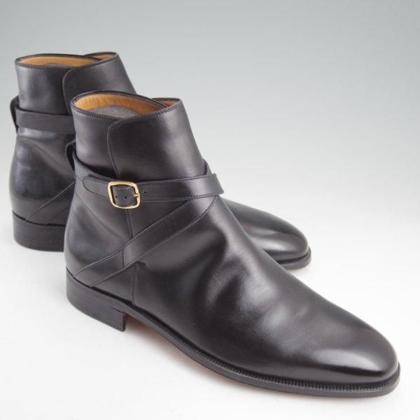 未使用★(伊)タニノクリスチー SIZE 7.5【貴重★デッドストック品/ジョッパーブーツ】カーフ/黒/TANINO CRISCI★m280