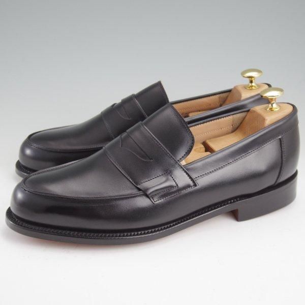 未使用★(英)グレンソン 9E【現行定価10万円以上★G-ONEライン/EPSOM/エプソム】G1/113891/コインローファー/黒/メンズ/GRENSON★m286