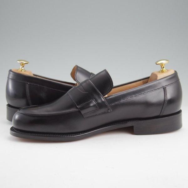 未使用★(英)グレンソン 9E【現行定価10万円以上★G-ONEライン/EPSOM/エプソム】G1/113891/コインローファー/黒/メンズ/GRENSON★m286
