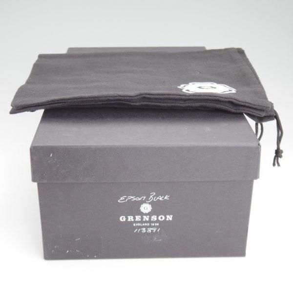未使用★(英)グレンソン 9E【現行定価10万円以上★G-ONEライン/EPSOM/エプソム】G1/113891/コインローファー/黒/メンズ/GRENSON★m286