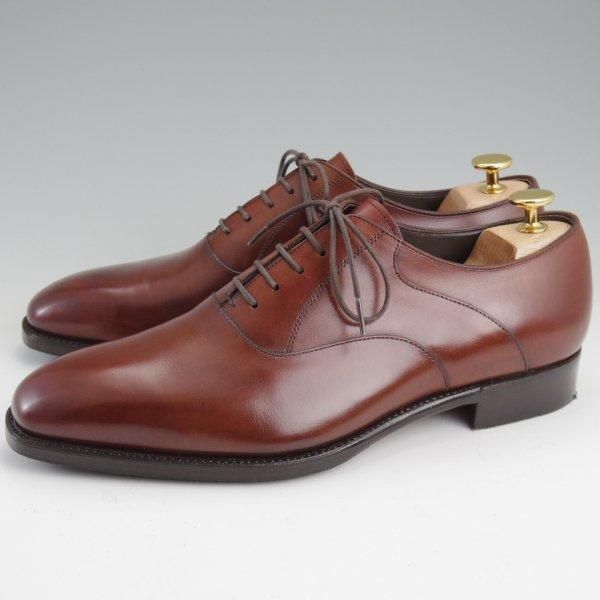 マグナーニ☆ブラウン☆スエード☆メダリオン☆レザーシューズ☆サイズ12 Cordwainer (コードウェイナー) レザー ホールカット メダリオン