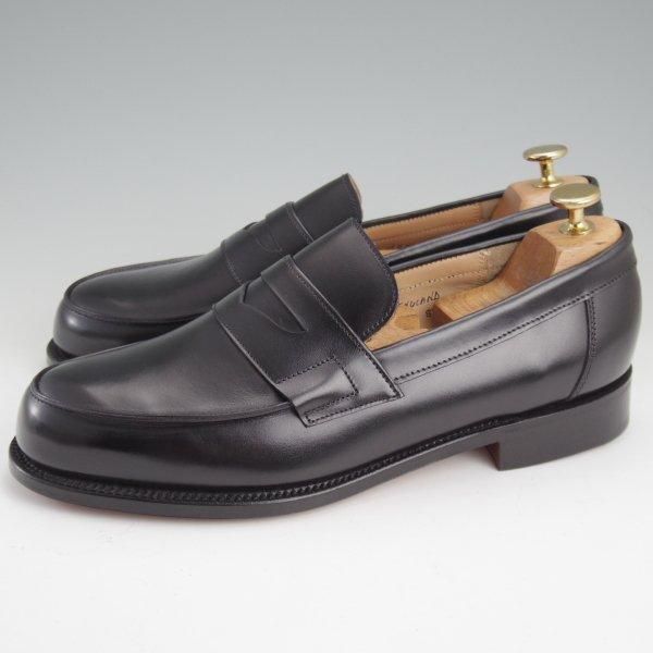 未使用★(英)グレンソン 8.5E【現行定価10万円以上★G-ONEライン/EPSOM/エプソム】G1/113891/コインローファー/黒/メンズ/GRENSON★m289