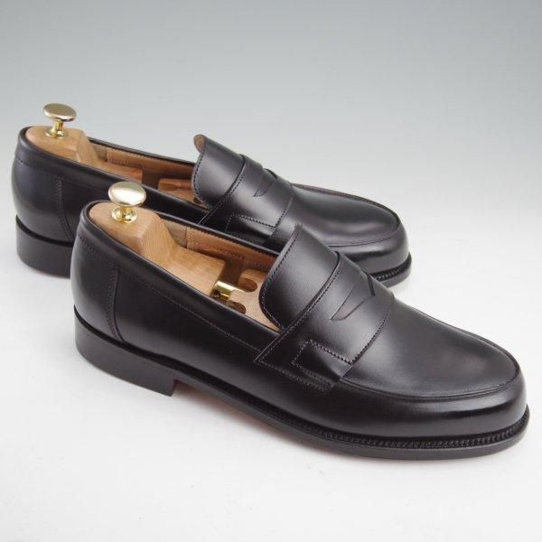 未使用★(英)グレンソン 8.5E【現行定価10万円以上★G-ONEライン/EPSOM/エプソム】G1/113891/コインローファー/黒/メンズ/GRENSON★m289