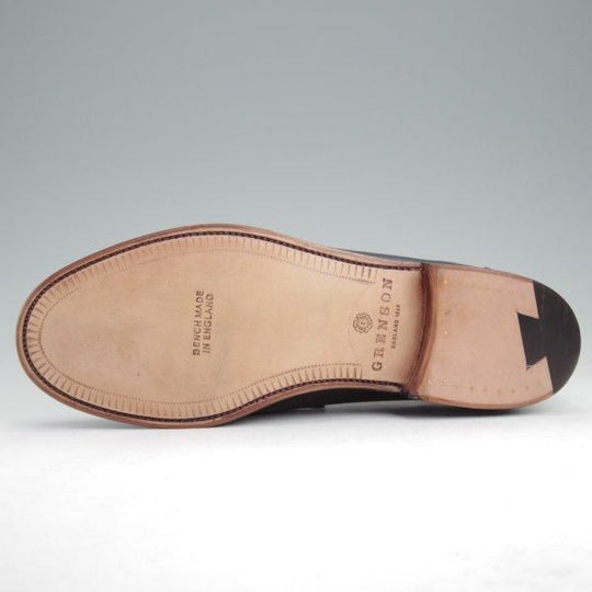 未使用★(英)グレンソン 8.5E【現行定価10万円以上★G-ONEライン/EPSOM/エプソム】G1/113891/コインローファー/黒/メンズ/GRENSON★m289