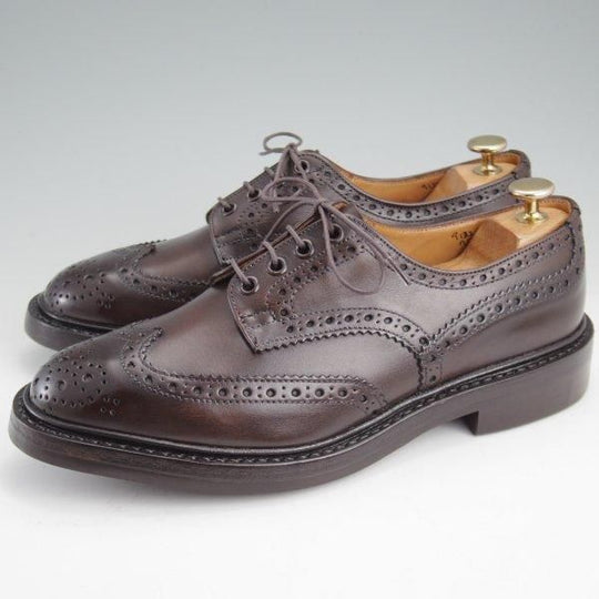 極美品★トリッカーズ SIZE 7.5【ダイナイトソール仕様★バートン同系モデル/M5095】カントリーシューズ/カーフ/濃茶/Tricker's★m290