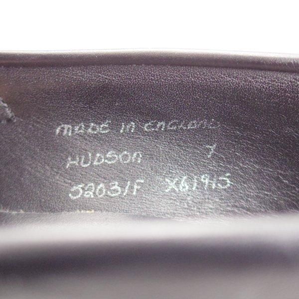 ほぼ試着程度★(英)チーニー 7F【定価￥92,400-★HUDSON/ハドソン】5203ラスト/コインローファー/カーフ/黒/メンズ/CHEANEY★m297