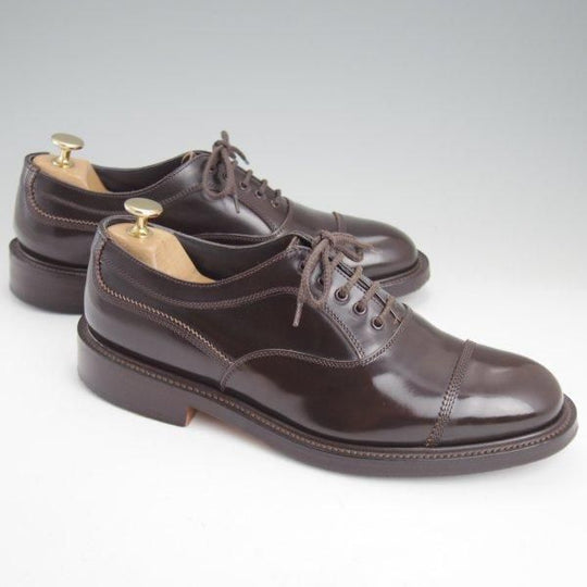 極美品★トリッカーズ SIZE 7.5【現行定価10万円以上★ブックバインダーレザー/DUNLOP/M7705】ストレートチップ/濃茶/Tricker's★m299