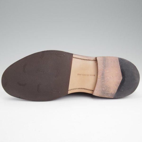 極美品★トリッカーズ SIZE 7.5【現行定価10万円以上★ブックバインダーレザー/DUNLOP/M7705】ストレートチップ/濃茶/Tricker's★m299