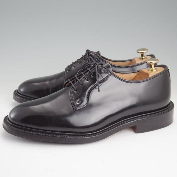 極美品★トリッカーズ SIZE 7.5【現行定価10万円以上★ブックバインダーレザー/ROBERT】M3616/プレーントゥ/黒/メンズ/Tricker's★m301