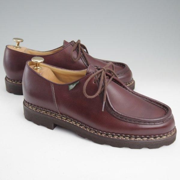 ほぼ未使用★パラブーツ SIZE 40.5【定価￥94,600-★ミカエル/MICHAEL】チロリアンシューズ/リスレザー/CAFE/濃茶/Paraboot★m302