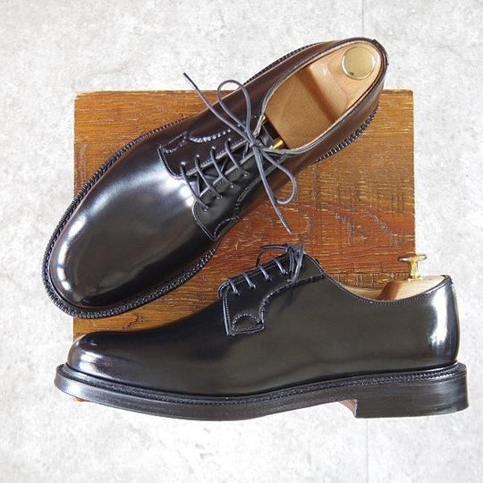 極美品★チャーチ 75F/UK7.5【定価￥181,500-★シャノン/SHANNON】103ラスト/プレーントゥ/黒/メンズ/Church's★m303