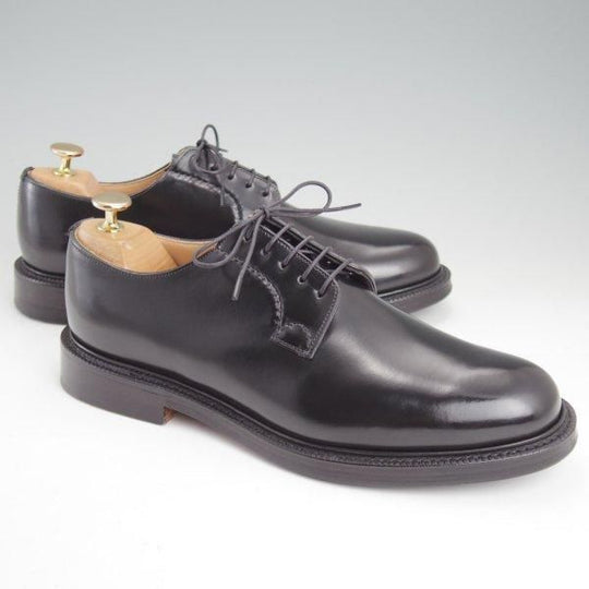 極美品★チャーチ 75F/UK7.5【定価￥181,500-★シャノン/SHANNON】103ラスト/プレーントゥ/黒/メンズ/Church's★m303